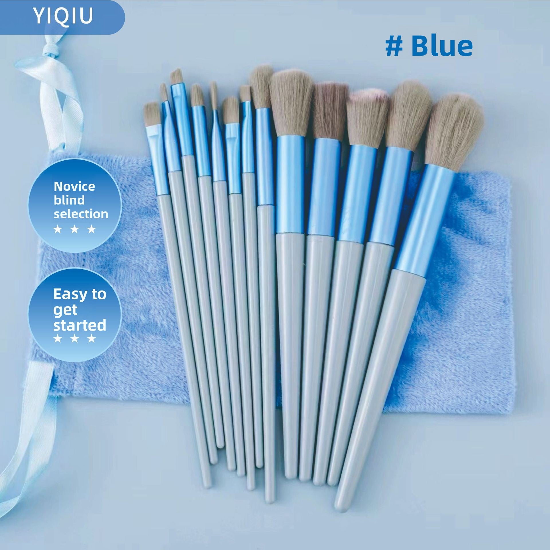 Axon The Luxe Choice: Elite 12-Piece Professional Makeup Brush Set ? High-Definition Synthetic Bristles & Travel Case