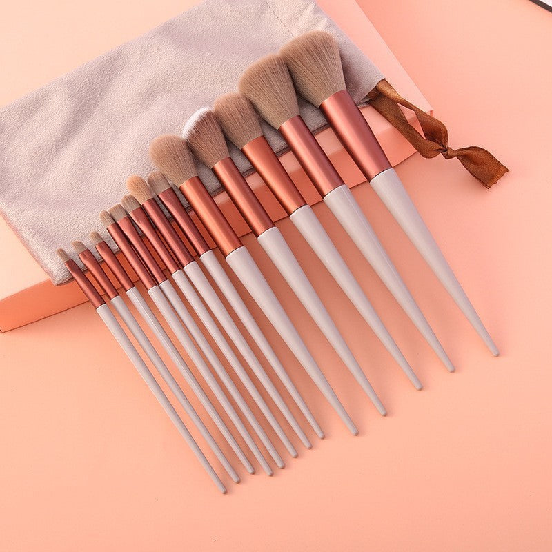 Axon The Luxe Choice: Elite 12-Piece Professional Makeup Brush Set ? High-Definition Synthetic Bristles & Travel Case