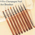 Axon UV Gel Nail Brush Liner | 9Pcs
