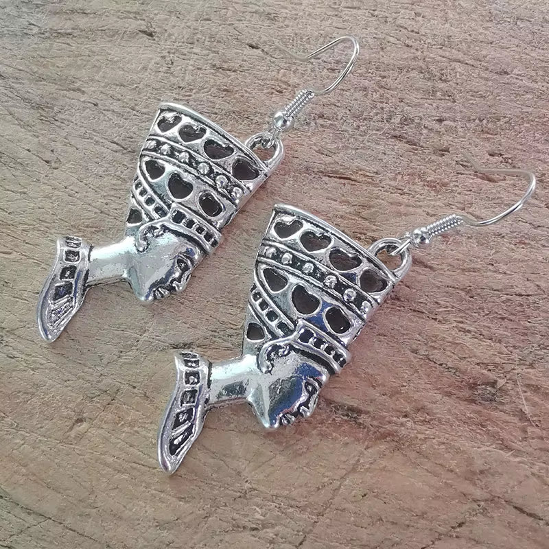 Egyptian Drop Dangle Earrings 