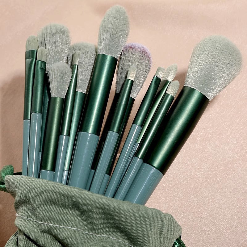 Axon The Luxe Choice: Elite 12-Piece Professional Makeup Brush Set ? High-Definition Synthetic Bristles &amp; Travel Case