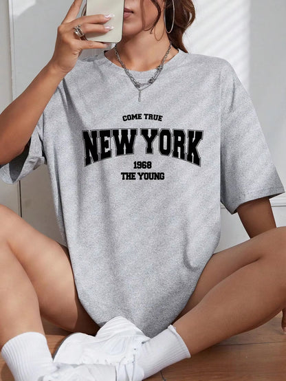 Axon Oversized "New York 1968" Graphic Tee