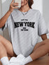 Axon Oversized "New York 1968" Graphic Tee